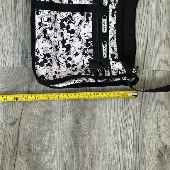Lesportsac Monochrome Mickey and Minnie Mouse Bag - Picture 4 of 12